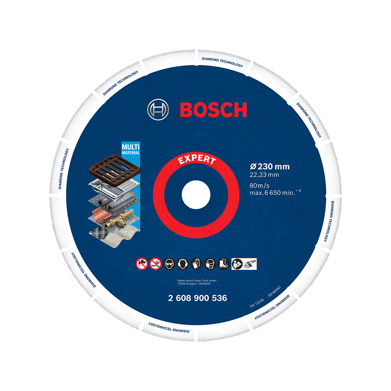 Disque à tronçonner multi-matériaux 230mm - BOSCH