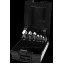 FRAISE A CHANFREINER HSS-E 90° QUEUE A 3 MEPLATS 49.265 (JEU DE 6) - PHANTOM